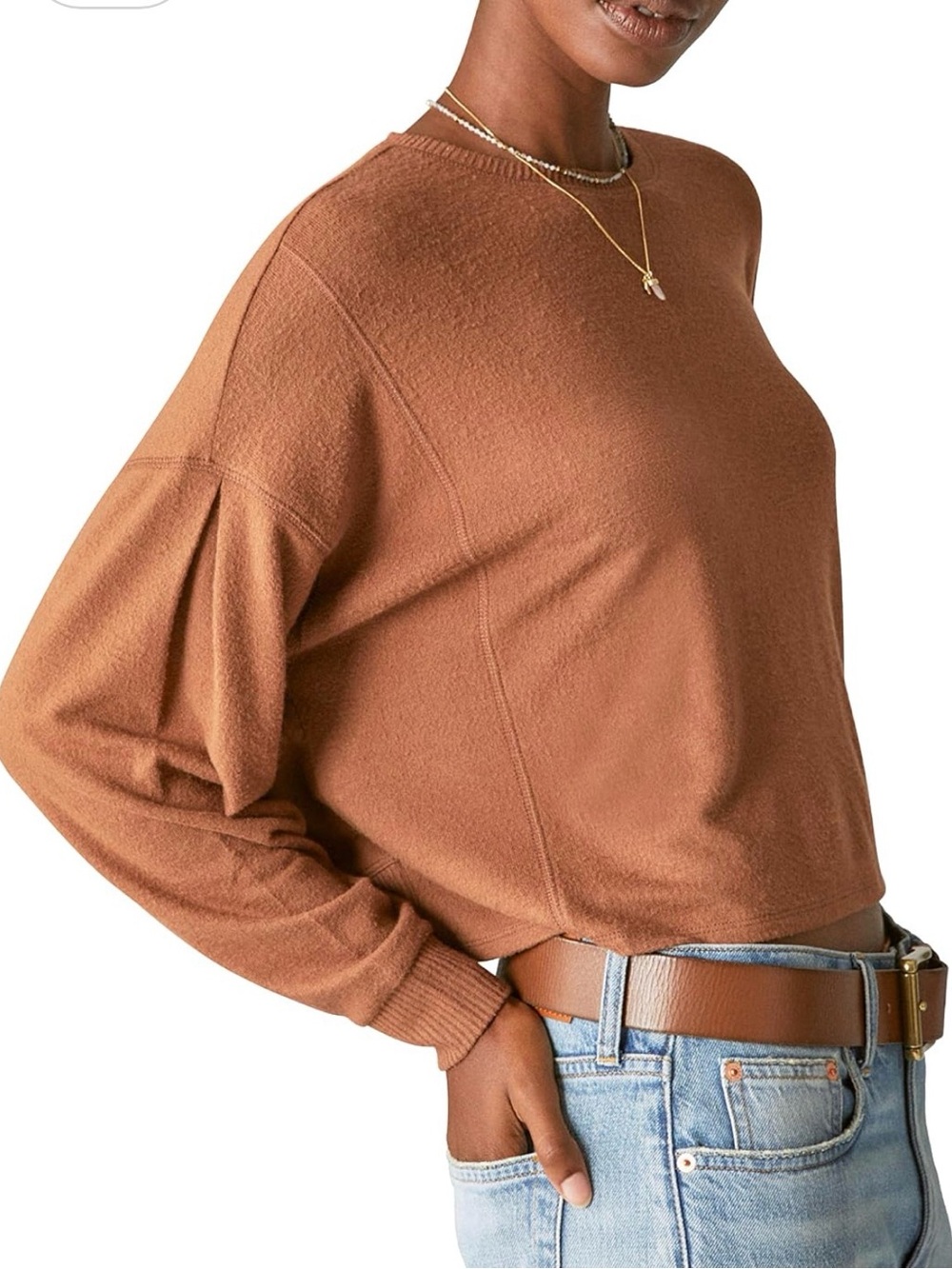 Lucky Brand Cloud Jersey Top